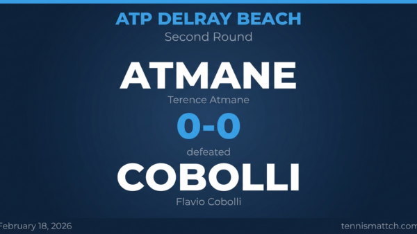 Terence Atmane vs Flavio Cobolli — ATP Delray Beach 2026 Preview