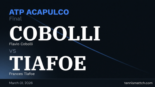 Flavio Cobolli vs Frances Tiafoe — ATP Acapulco 2026 Preview