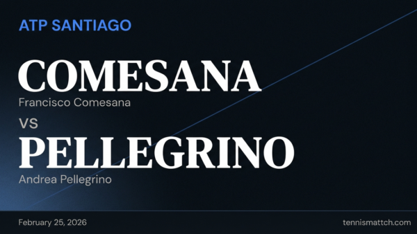Francisco Comesana vs Andrea Pellegrino — ATP Santiago 2026 Preview