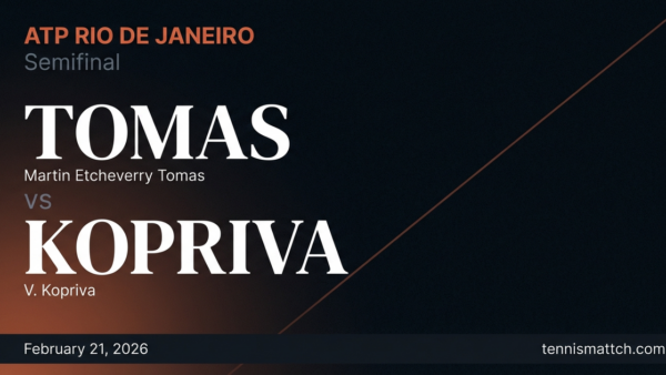 Martin Etcheverry Tomas vs V. Kopriva — ATP Rio de Janeiro 2026 Preview