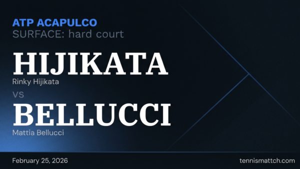 Rinky Hijikata vs Mattia Bellucci — ATP Acapulco 2026 Preview