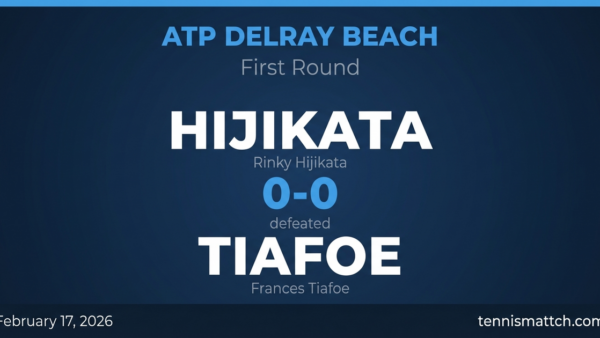 Rinky Hijikata vs Frances Tiafoe — ATP Delray Beach 2026 Preview