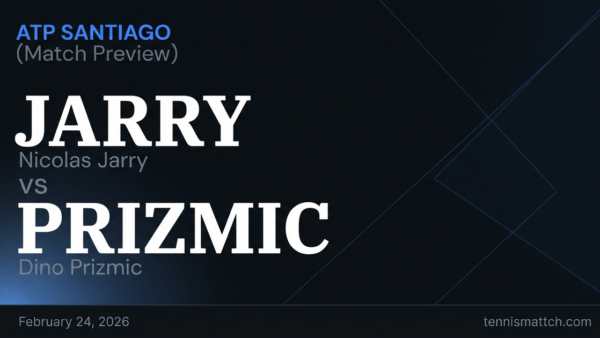 Nicolas Jarry vs Dino Prizmic — ATP Santiago 2026 Preview
