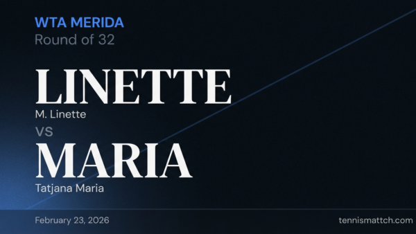 M. Linette vs Tatjana Maria — WTA Merida 2026 Preview