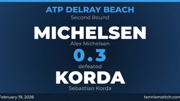 Alex Michelsen vs Sebastian Korda — ATP Delray Beach 2026 Preview