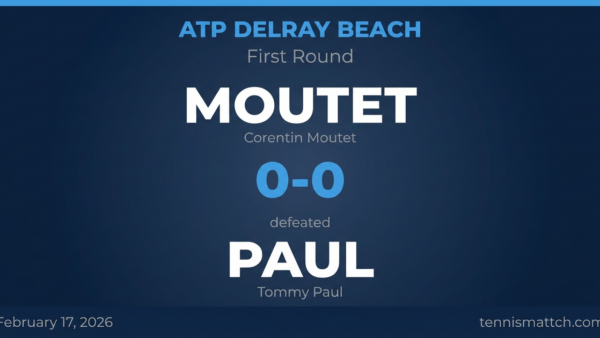 Corentin Moutet vs Tommy Paul — ATP Delray Beach 2026 Preview
