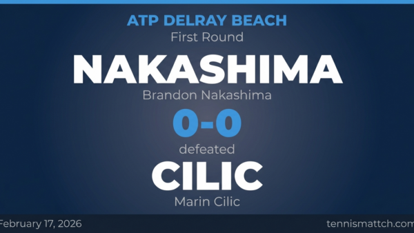 Brandon Nakashima vs Marin Cilic — ATP Delray Beach 2026 Preview