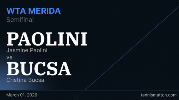 Jasmine Paolini vs Cristina Bucsa — WTA Merida 2026 Preview