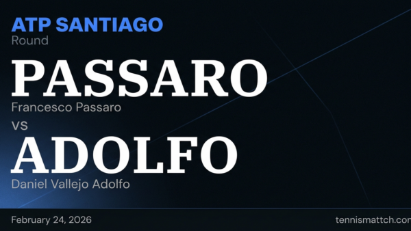 Francesco Passaro vs Daniel Vallejo Adolfo — ATP Santiago 2026 Preview