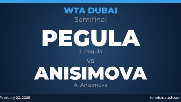 J. Pegula vs A. Anisimova — WTA Dubai 2026 Preview