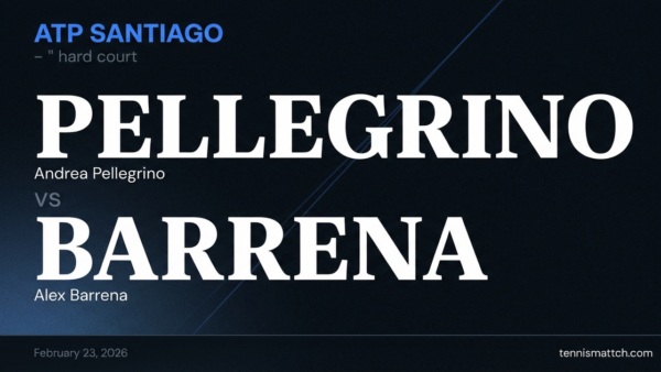 Andrea Pellegrino vs Alex Barrena — ATP Santiago 2026 Preview