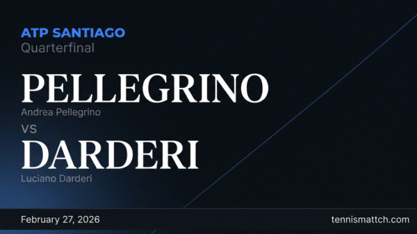 Andrea Pellegrino vs Luciano Darderi — ATP Santiago 2026 Preview