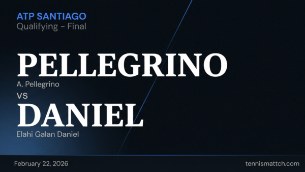 A. Pellegrino vs Elahi Galan Daniel — ATP Santiago 2026 Preview