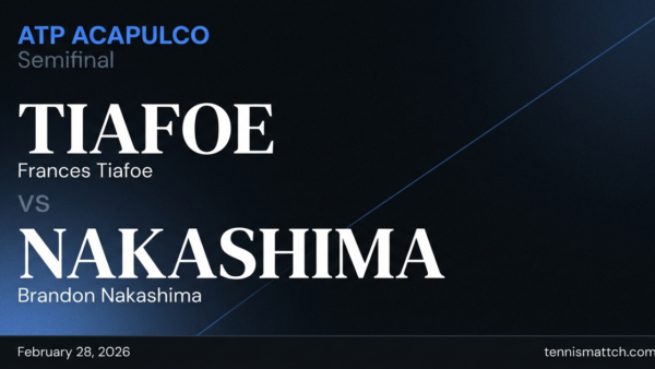 Frances Tiafoe vs Brandon Nakashima — ATP Acapulco 2026 Preview