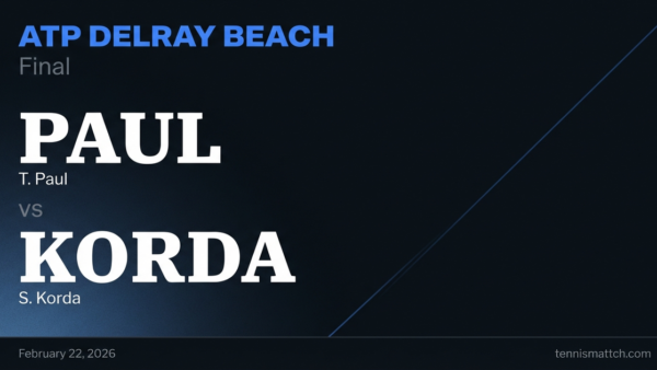 T. Paul vs S. Korda — ATP Delray Beach 2026 Preview