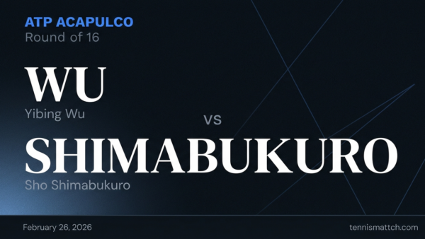 Yibing Wu vs Sho Shimabukuro — ATP Acapulco 2026 Preview