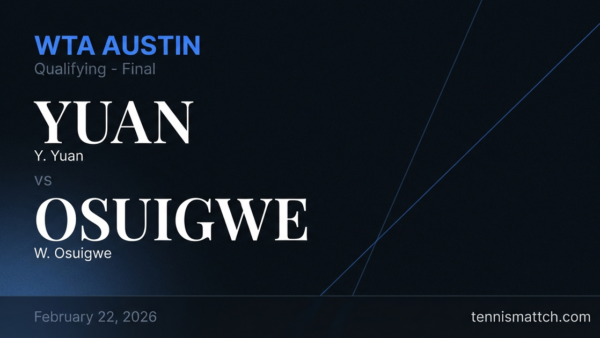 Y. Yuan vs W. Osuigwe — WTA Austin 2026 Preview