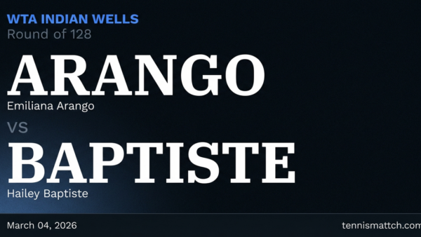 Emiliana Arango vs Hailey Baptiste — WTA Indian Wells 2026 Preview