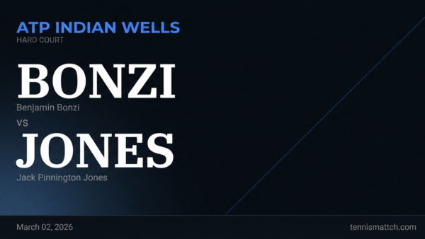 Benjamin Bonzi vs Jack Pinnington Jones — Indian Wells 2026 Preview