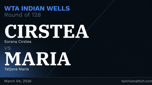 Sorana Cirstea vs Tatjana Maria — WTA Indian Wells 2026 Preview