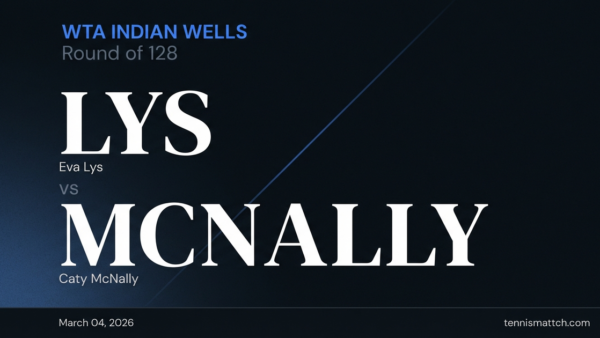 Eva Lys vs Caty McNally — WTA Indian Wells 2026 Preview