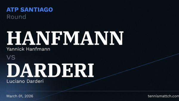 Yannick Hanfmann vs Luciano Darderi — ATP Santiago 2026 Preview