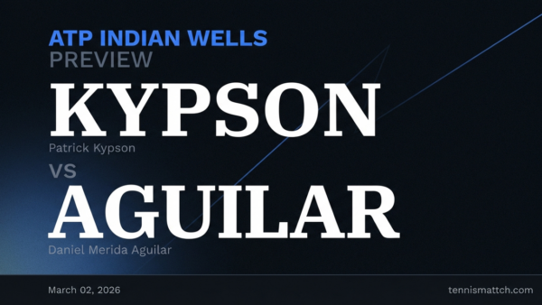 Patrick Kypson vs Daniel Merida Aguilar — Indian Wells 2026 Preview
