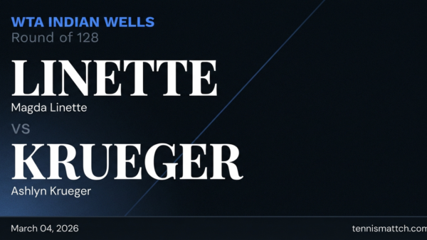 Magda Linette vs Ashlyn Krueger — WTA Indian Wells 2026 Preview