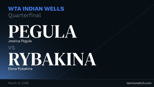 Jessica Pegula vs Elena Rybakina — WTA Indian Wells 2026 Preview