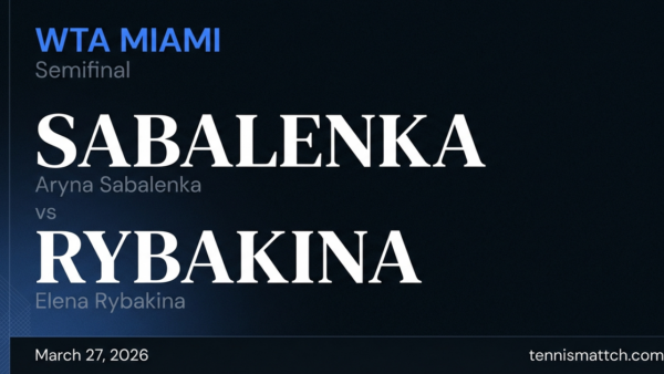 Aryna Sabalenka vs Elena Rybakina — Miami 2026 Preview
