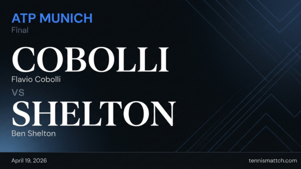 Flavio Cobolli vs Ben Shelton — Munich 2026 Preview
