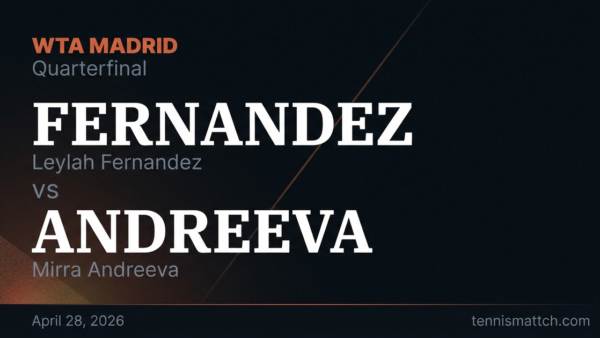 Leylah Fernandez vs Mirra Andreeva — Madrid 2026 Preview