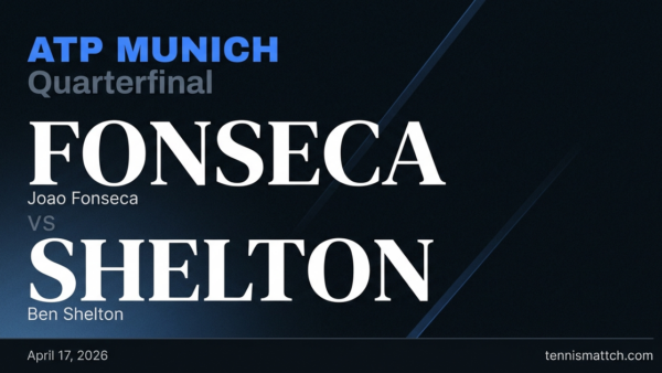 Joao Fonseca vs Ben Shelton — Munich 2026 Preview