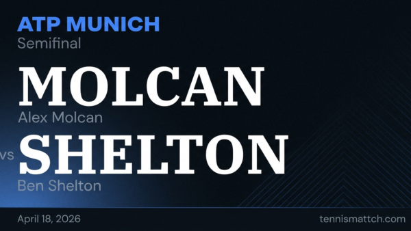 Alex Molcan vs Ben Shelton — Munich 2026 Preview