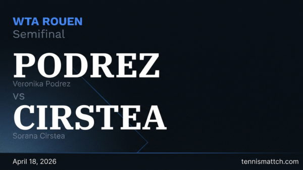 Veronika Podrez vs Sorana Cirstea — Rouen 2026 Preview