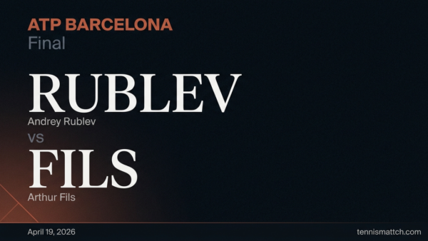 Andrey Rublev vs Arthur Fils — Barcelona 2026 Preview