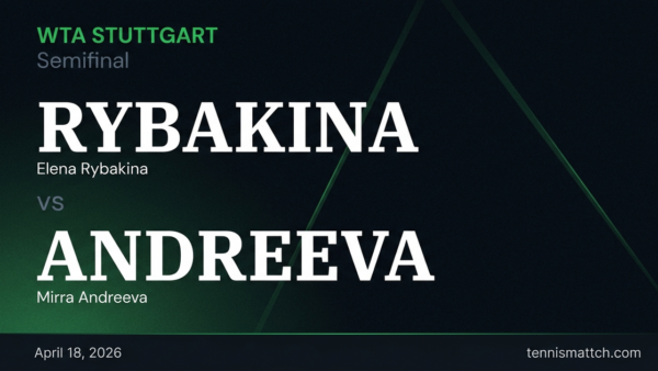 Elena Rybakina vs Mirra Andreeva — Stuttgart 2026 Preview
