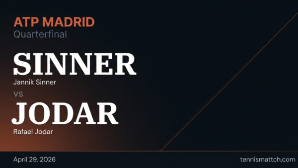 Jannik Sinner vs Rafael Jodar — Madrid 2026 Preview