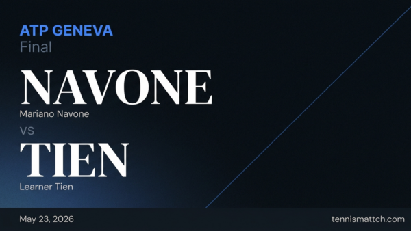 Mariano Navone vs Learner Tien — Geneva 2026 Preview