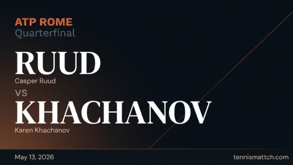 Casper Ruud vs Karen Khachanov — Rome 2026 Preview