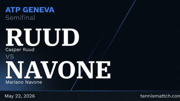 Casper Ruud vs Mariano Navone — Geneva 2026 Preview
